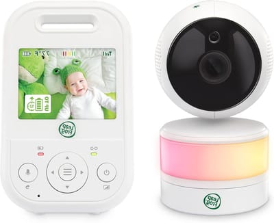 Videobabyfoon - Babycamera Monitor - Kind Bewaken - Draaibaar En Kantelbaar - 300m Bereik - Wit