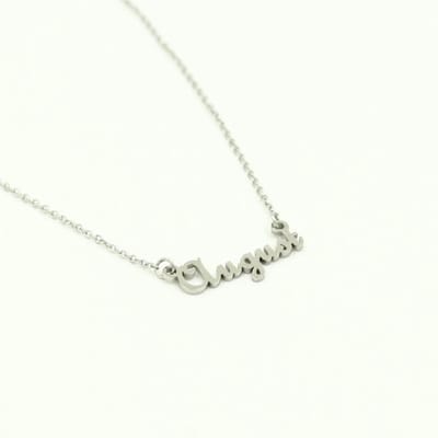 Ketting-maand augustus zilver
