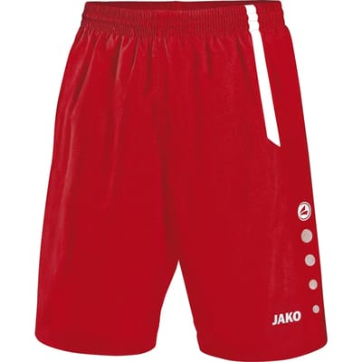 Jako Turin Short - Voetbalbroek - Jongens - Maat 116 - Rood