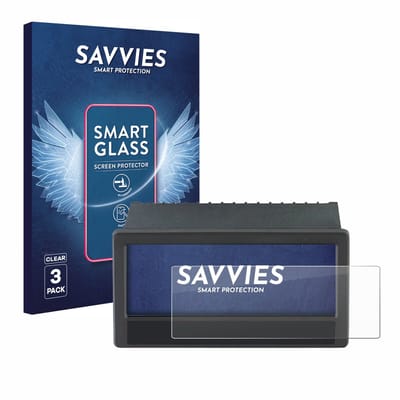 3 Stuks Savvies Screenprotector - geschikt voor ifm DX2055 - beschermfolie glas transparant