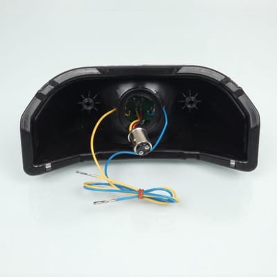 achterlicht bike it voor motorfiets yamaha 1000 fz1 2006 tot 2009 led transparant / knipperlichten nieuw