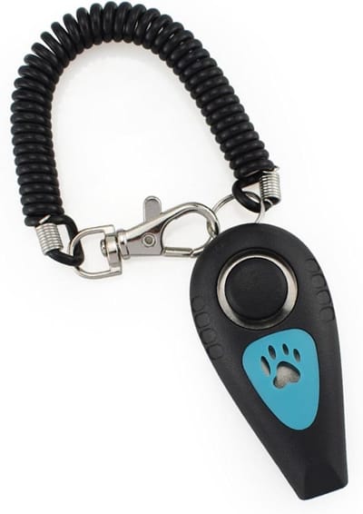 Honden Clicker Training - Gedragscorrectie Hulpmiddel - Positieve Bekrachtiging - 2 In 1 Clicker Fluitje