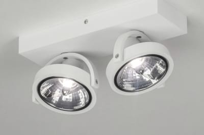 Lumidora Opbouwspot 73576 - SUNNY - 2 Lichts - G9 - Wit - Aluminium