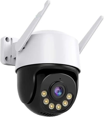 Beveiligingscamera Buiten - Slimme Camera - Woning Bewaken - Automatische Tracking - 8MP 4K Resolutie - Wit