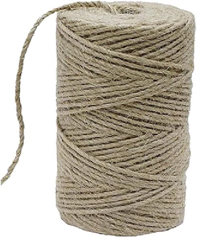 Jute Touw - Pakkoord Ambachtelijk - Tuinieren Decoratie - Weerbestendig Duurzaam - 100 Meter - Bruin