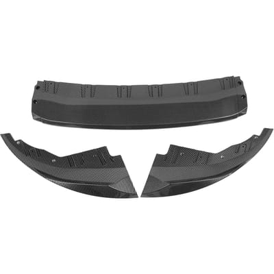 3 Pièces Lèvre de Pare-chocs Avant Spoiler Séparateur Style Sportif Lèvre Avant Spoiler Séparateur Protecteur pour Série 4 G26 M Sport 2020 gray