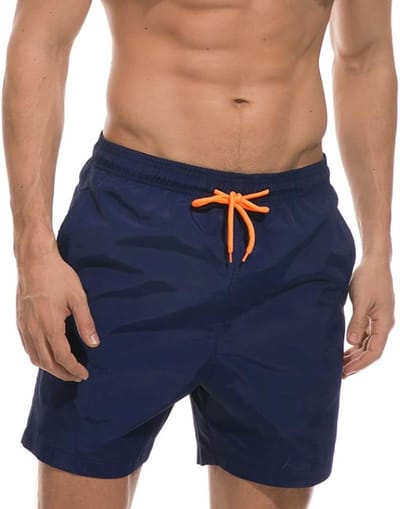Comfortabele Zwemshorts voor Mannen, Ideaal voor Strand en Training, Ademend en Met Koord en Mesh Voering