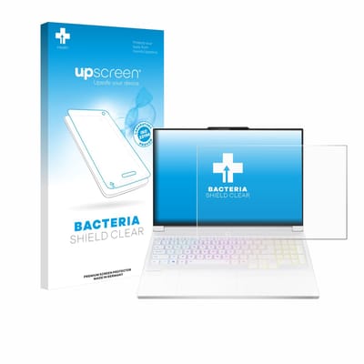upscreen - Screenprotector voor Lenovo Legion 7i Gen 10 16" - Folie Beschermfolie transparant antibacterieel