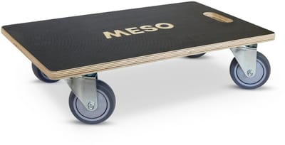MESO Meubelroller Ongeremd - TPR wiel - 575x350mm - Max 270kg - Streepvrij - Meubelhondje - Verhuistrolley - Transportdolly