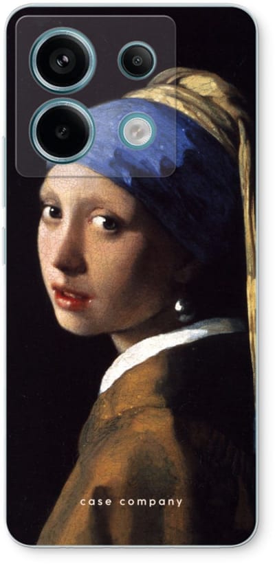 Case Company® - Hoesje geschikt voor Xiaomi Poco X6 hoesje - The Pearl Earring - Soft Cover Telefoonhoesje - Bescherming aan alle Kanten en Schermrand