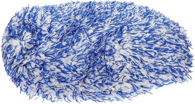 Autoborsteldoek Hoes - Wasborstel Mop - Auto Reinigen - Zachte Delicante Aanraking - 28x28cm - Blauw