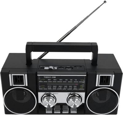 Draagbare FM AM Radio - Noodradio Luidspeaker - Muziek Luisteren Buiten - Verbeterde FM Ontvangst