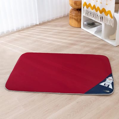 Tapis pour chien, Convient à toutes les saisons, Tapis d'été Tapis de couchage pour chiens, Tapis de sol pour chenil pour dormir, Tapis pour animaux de compagnie pour chiens de petite et moyenne taille S: 35 * 45cm
