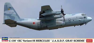 Hasegawa Modelbouwpakket Militaire voertuigen - 10851 KC-130H Hercules JASDF Gray Scheme Plastic - 1:200 - Modelbouw