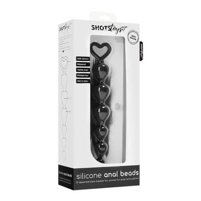 'Silicone Anal Beads', 17,5 cm