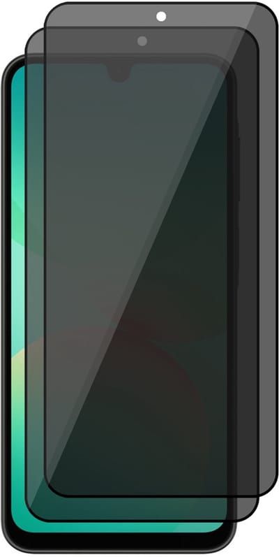 Privacy Screenprotector geschikt voor Samsung Galaxy A17 5G / A26 / A16 - 2x Volledig Dekkend Glas Screen Protector