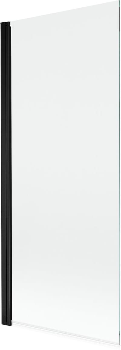 Mexen Mist douchewand 1-deurs 80 x 150 , transparant, zwart - 8A9-080-001-70-00