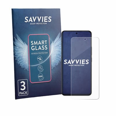 3 Stuks Savvies Screenprotector - geschikt voor Vivo V70 Lite - beschermfolie glas transparant