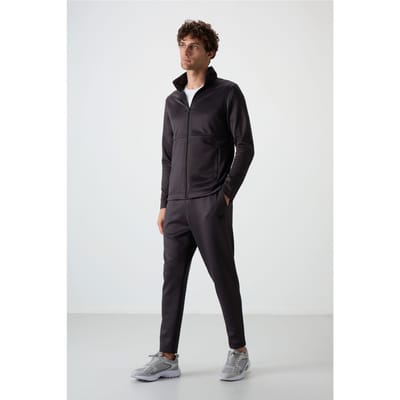 Heren Polyester Scuba Actieve Set Met Ritskraag