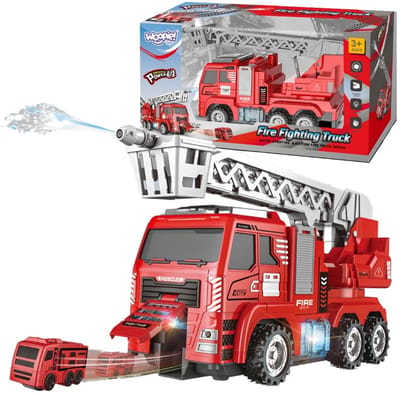 Woopie interactieve brandweerwagen met bewegende ladder - UNI