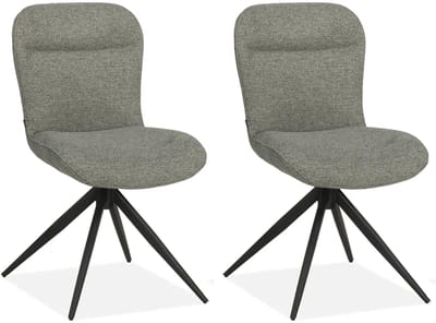 MX Sofa - Eetkamerstoel Argentina - Sky (set van 2 stoelen)