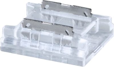Paulmann 78462 Connector Single Color Slim Direct 10mm Verbindingsstuk 6 A 24 (max.) Kabellengte: 0.01 m 24 V (l x b x h) 0.0135 x 11.5 x 5 mm 1 stuk(s)