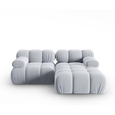 Modulaire-3-zitshoekbank Tropea rechts velvet | Milo Casa