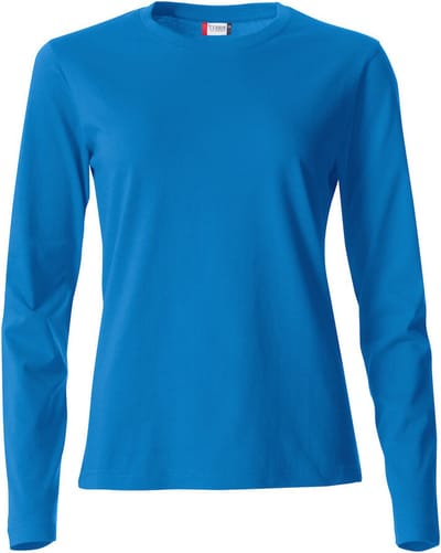 Clique Basic-T L/S Women 029034 - Kobalt - XS