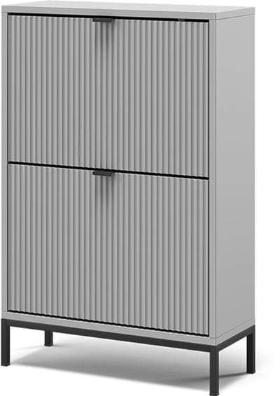 Vicco Eliza Schoenklaprek – 60 x 92 cm met 2 uitklapbare lades Grijs