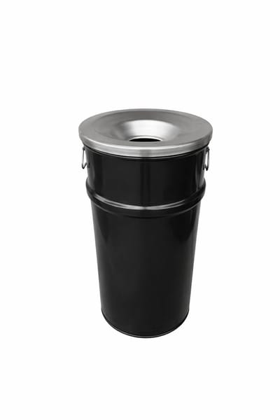 Prullenbak BinBin Black 80 L vlamwerend.