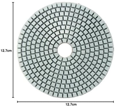 Diamant Polijstschijf 5 Inch Nat/Droog voor Graniet, Marmer en Beton