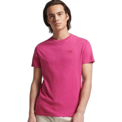 Superdry Heren tshirt Geborduurd Vintage Logo T-shirt van biologisch katoen