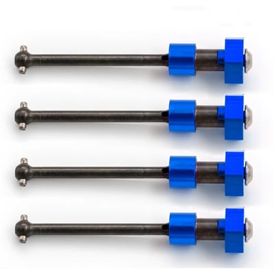 Vervanging van aandrijfas en wielzeskant voor TRAX4 LaTx Teton & Desert Prerunner 1/18 schaal 4WD blauw