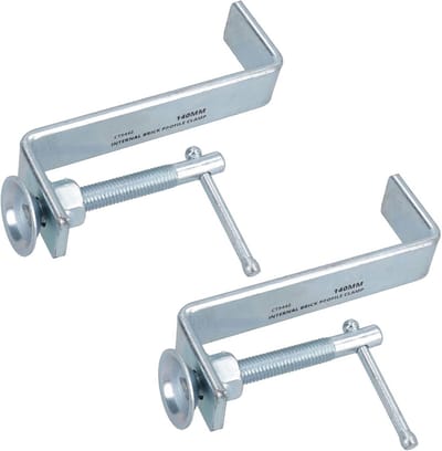 Interne Metselprofiel Klem 140mm - Muur Bevestigingsbeugel voor Blokken en Stenen (2 Stuks)