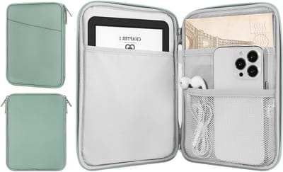E-reader sleeve tas voor 6-7 inch e-readers, geschikt voor Paperwhite en andere modellen, Bodhi Green