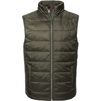 Russell Heren Nano Body Warmer (Donkere Olijf)