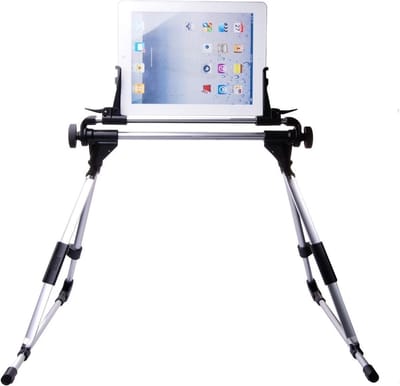 Universele draagbare verstelbare opvouwbare flexibele luie beugel mobiele stand technisch bed desktop home tablet houder lang minder dan 24 cm voor Samsung Galaxy Tab iPad 1 2 3 4 5 Air iPhone 6 ​ / 6 plus luie naast bed (zwart)