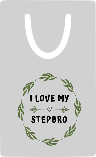 Hacebo® - I love my stepbro metalen boekenlegger - Broer - liefste stiefbroer - verjaardag - cadeautje voor broer - broer artikelen - kado - geschenk Bladwijzer boekenleggers - 7.6 cm x 5cm