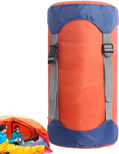 Compressiezak Rugzak - Opbergzak Outdoor - Ruimte Besparen - Verbeterde Waterdichtheid - 35 Liter Capaciteit - Oranje