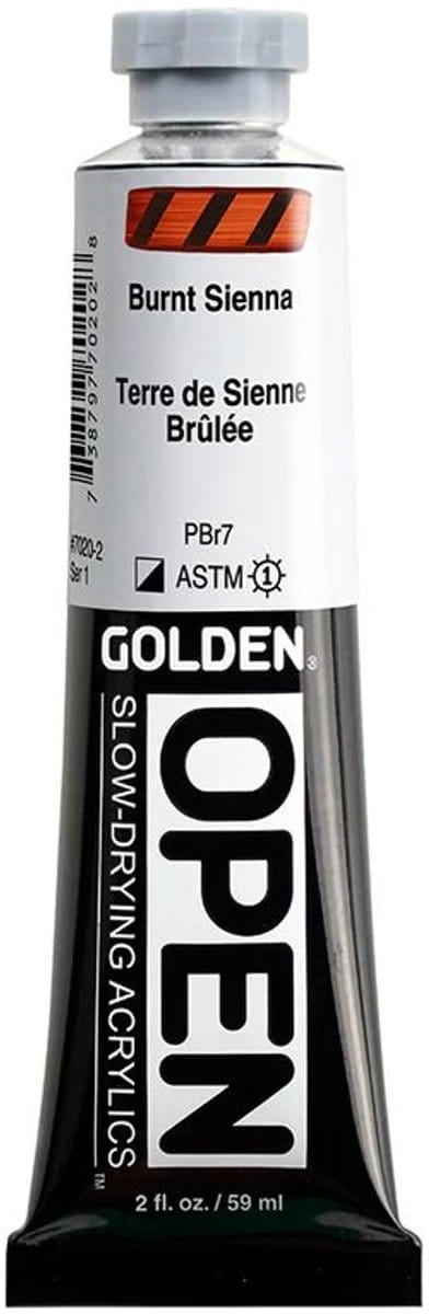 Golden OPEN Acrylverf Sienna Gebrand 59 ml