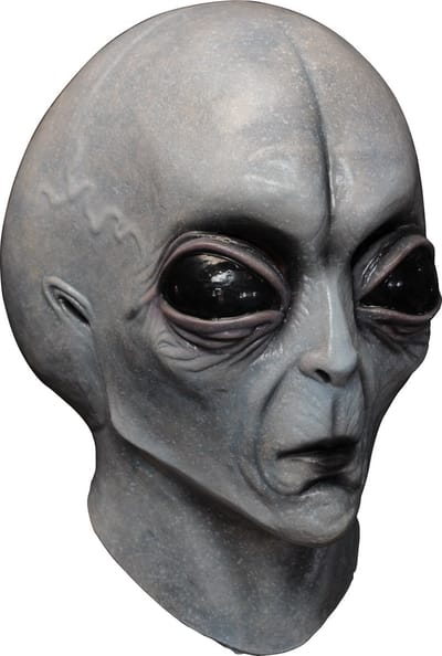 Ghoulish Productions - Volledig Alien Zone 51 masker voor volwassenen - One size