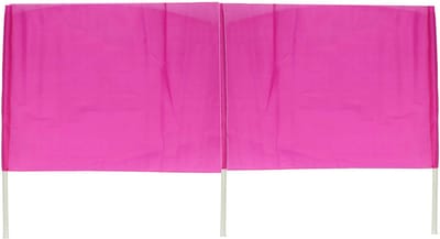Gebro Privacy/windscherm - fuchsia - 2,25 x 0,5 meter - nylon - Strand/camping