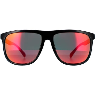 Guess GF0270 01D glanzend zwarte smoke gepolariseerde zonnebril