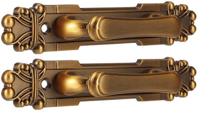 Dailygoods- Deurklink Antiek Design - Zinklegering - 2 Stuks - 165x30x35mm - Duurzaam - Eenvoudig te Installeren - Geschikt voor Meubels - Deurkruk
