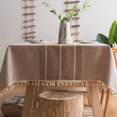 Candala Rond Tafelkleed – 140 x 220 cm – Linnen