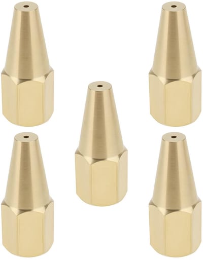 Dailygoods - Set van 5 Acetyleen Lassen Spuitpistool Nozzles 0.5mm