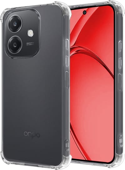 Hoesje - Geschikt voor OPPO A40 - Sterk & Shockproof - Siliconen Case - Back Cover - Telefoon Hoes Shock Proof - Transparant