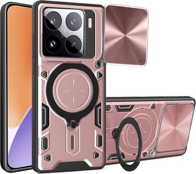 Hoesje geschikt voor Xiaomi 15 - Techsuit CamGuard Pro Back Cover - Roségoud