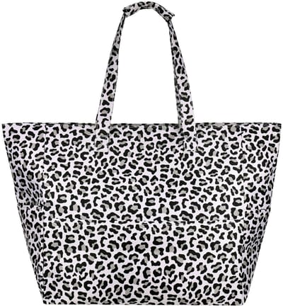 Dailygoods- Strandtas XXL - Waterdichte Strandtas - Opvouwbare Handtas - Met Ritssluiting - Meerdere Vakken - Stijlvol Ontwerp