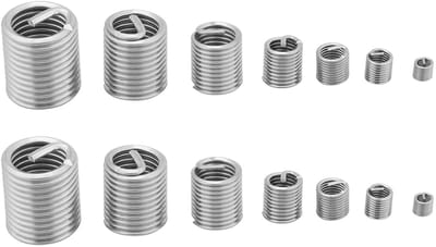 Dailygoods- Gewindereparatieset 60 Stuks - Roestvrij Staal - Draadschroefmof - Herstelset - Slijtvastheid Verbeteren - Versterk Verbindingssterkte